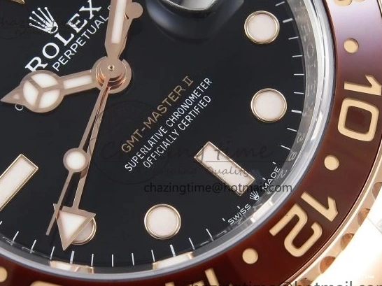 MiroTime 0206 GMT-Master II 126711 CHNR ARF 1:1 Best Edition Black Dial on RG SS Bracelet VR3285 CHS WeatherProof 1661